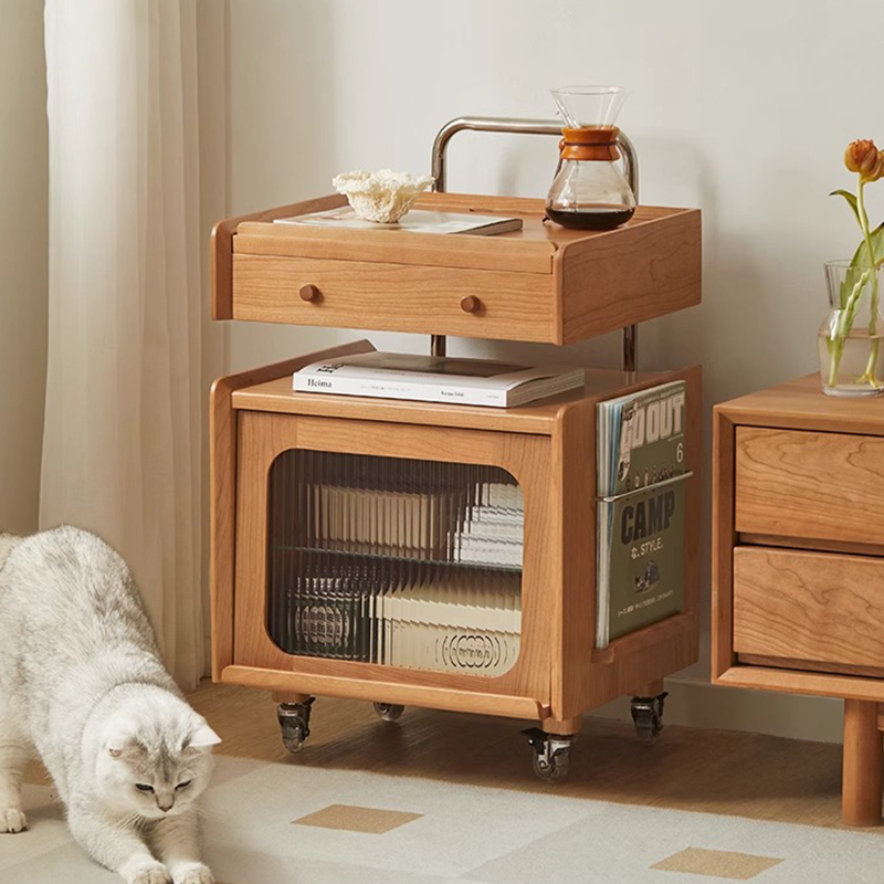 チェリー材 ロボットサイドキャビネット – CAGUUU