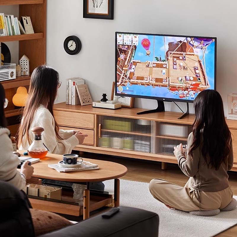 チェリー材 スタイリッシュテレビキャビネット