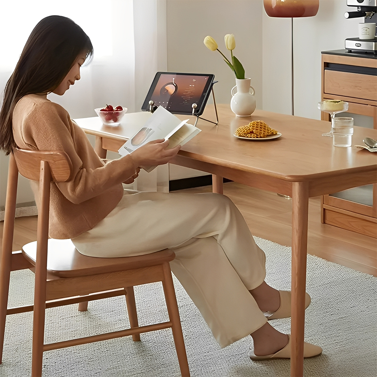 木製テーブル｜木の温もりを感じる・おしゃれなデザイン【CAGUUU公式】