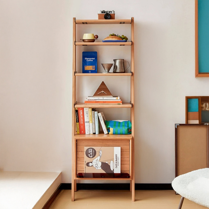 チェリー材 ヴィンテージステップシェルフ