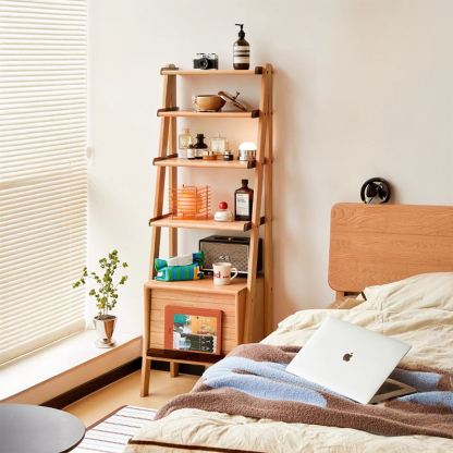 チェリー材 ヴィンテージステップシェルフ