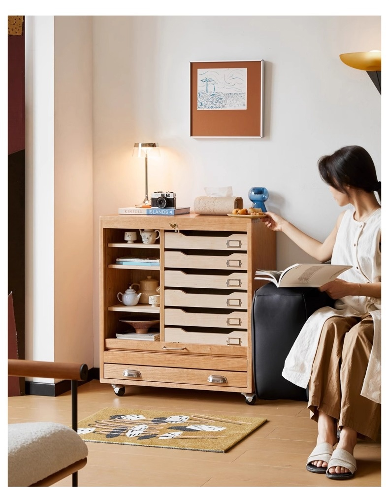 引き出し収納キャビネット　組み立て式 送料無料】 サカエ ワイドキャビネットWCタイプ 業務用収納棚 引き出し