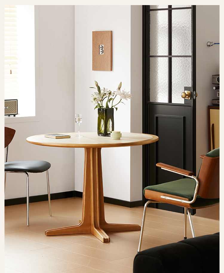 チェリー突板　ラウンドサイドテーブル　北欧モダン　ミッドセンチュリー 関家具 公式店 サイドボード 幅150 北欧 国産 収納 シンプル モダン