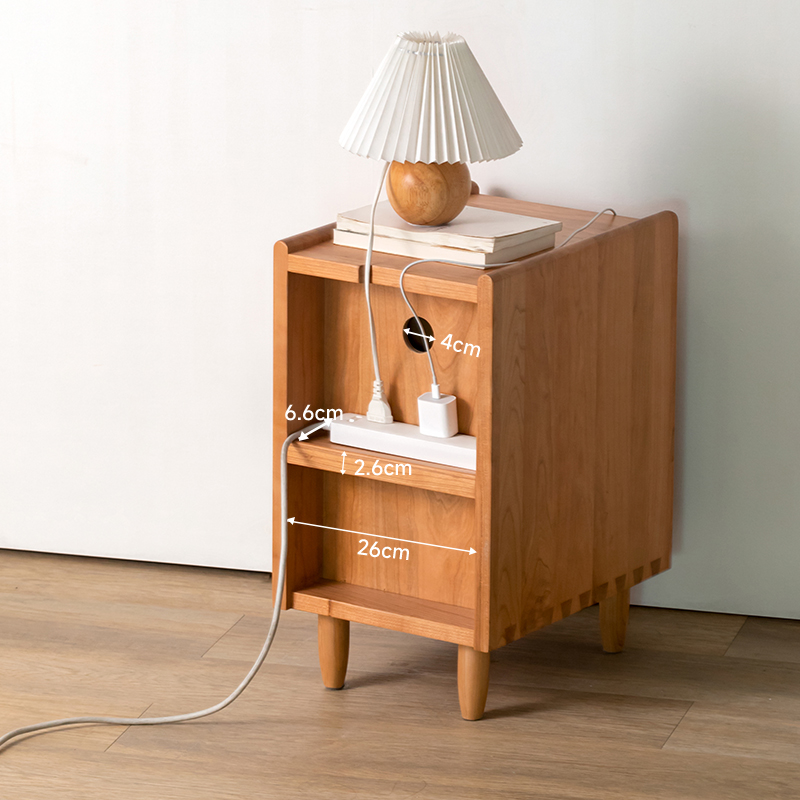 チェリー材 木製小型キャビネット