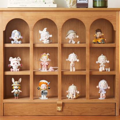 チェリー材 天然木キャビネット