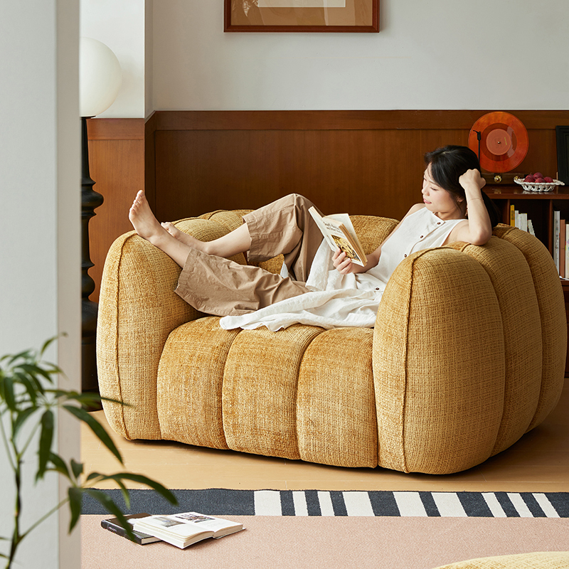 もこもこパンプキンソファ