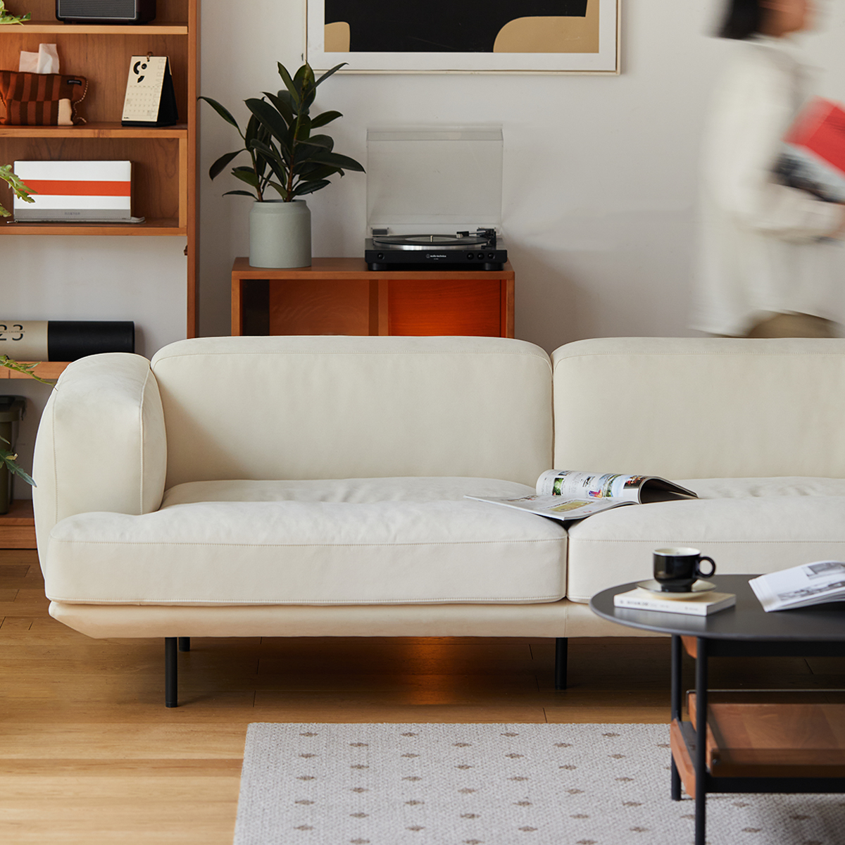 PICK UP] CLOUD LOW SOFA 新品買えカバー付き MOMO NATURAL | モモ