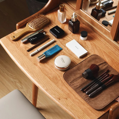 ミラー付きコンパクトウッドドレッサー – CAGUUU