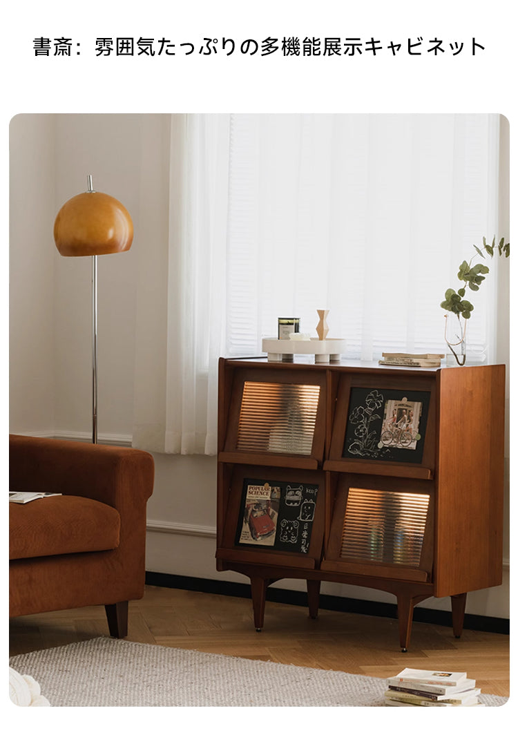 Woody Prime Boxツゲ材サイドキャビネット | 機能性の高い唯一無二の