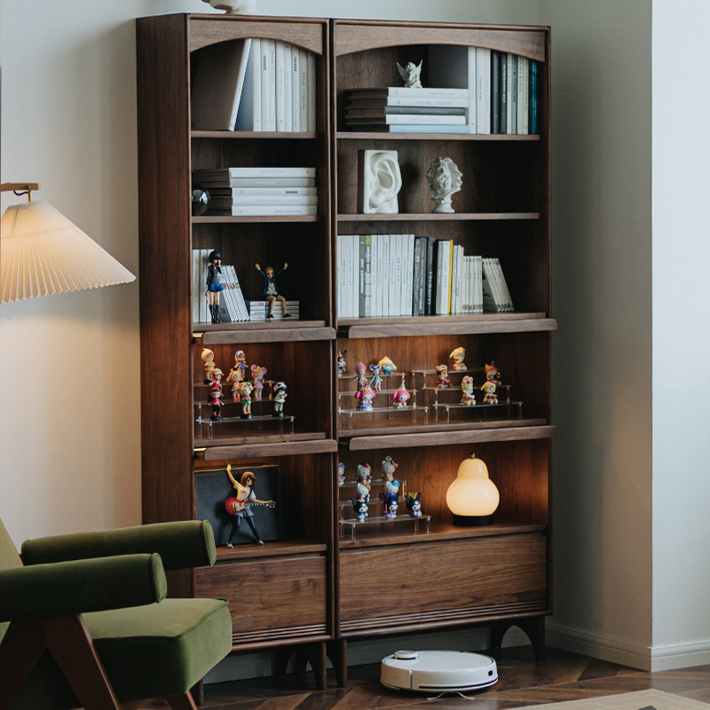 アーチヴィンテージ本棚 | アーチの陰影で本もオブジェも美しく – CAGUUU