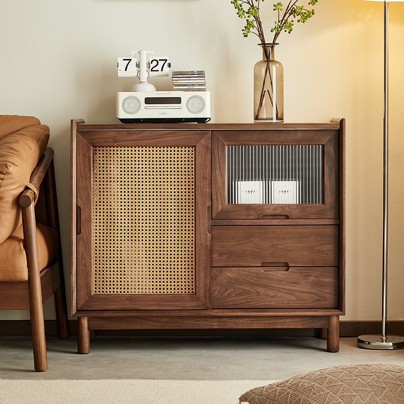 ブラックウォールナット材 多収納キャビネット – CAGUUU