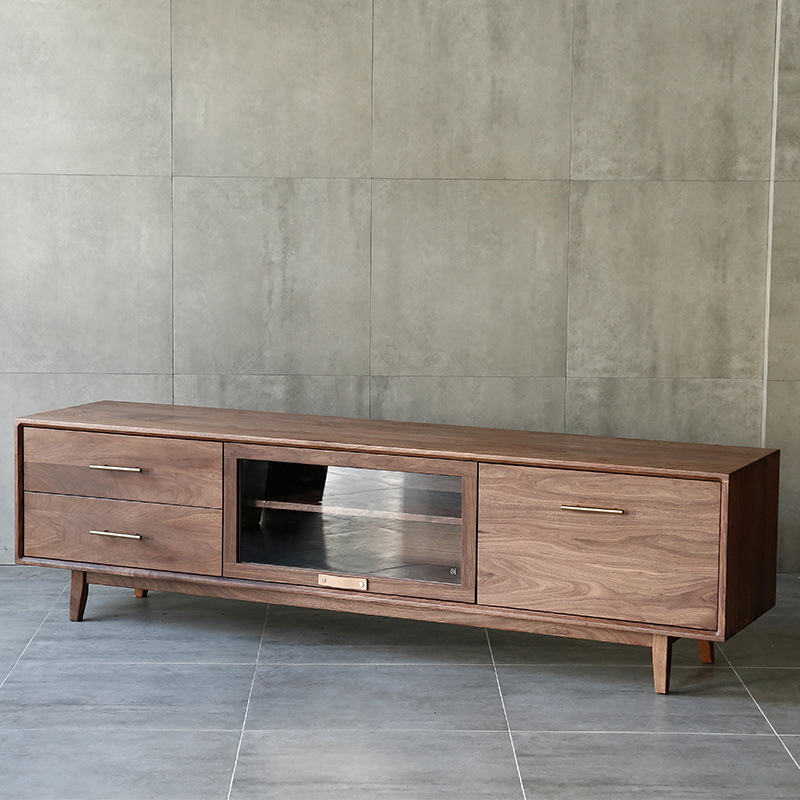 北欧風ウォールナットキャビネット