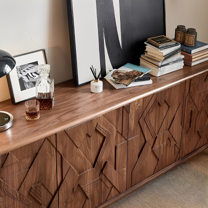 輸入ブラックウォールナットキャビネット