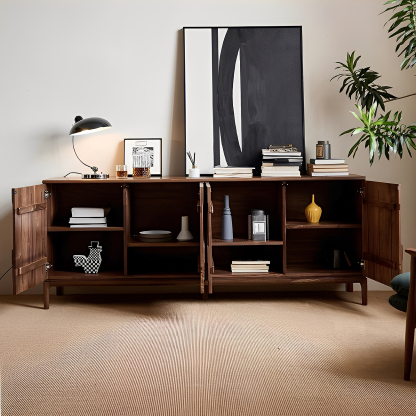 輸入ブラックウォールナットキャビネット