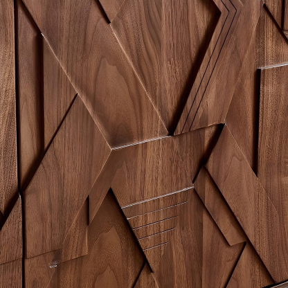 輸入ブラックウォールナットキャビネット