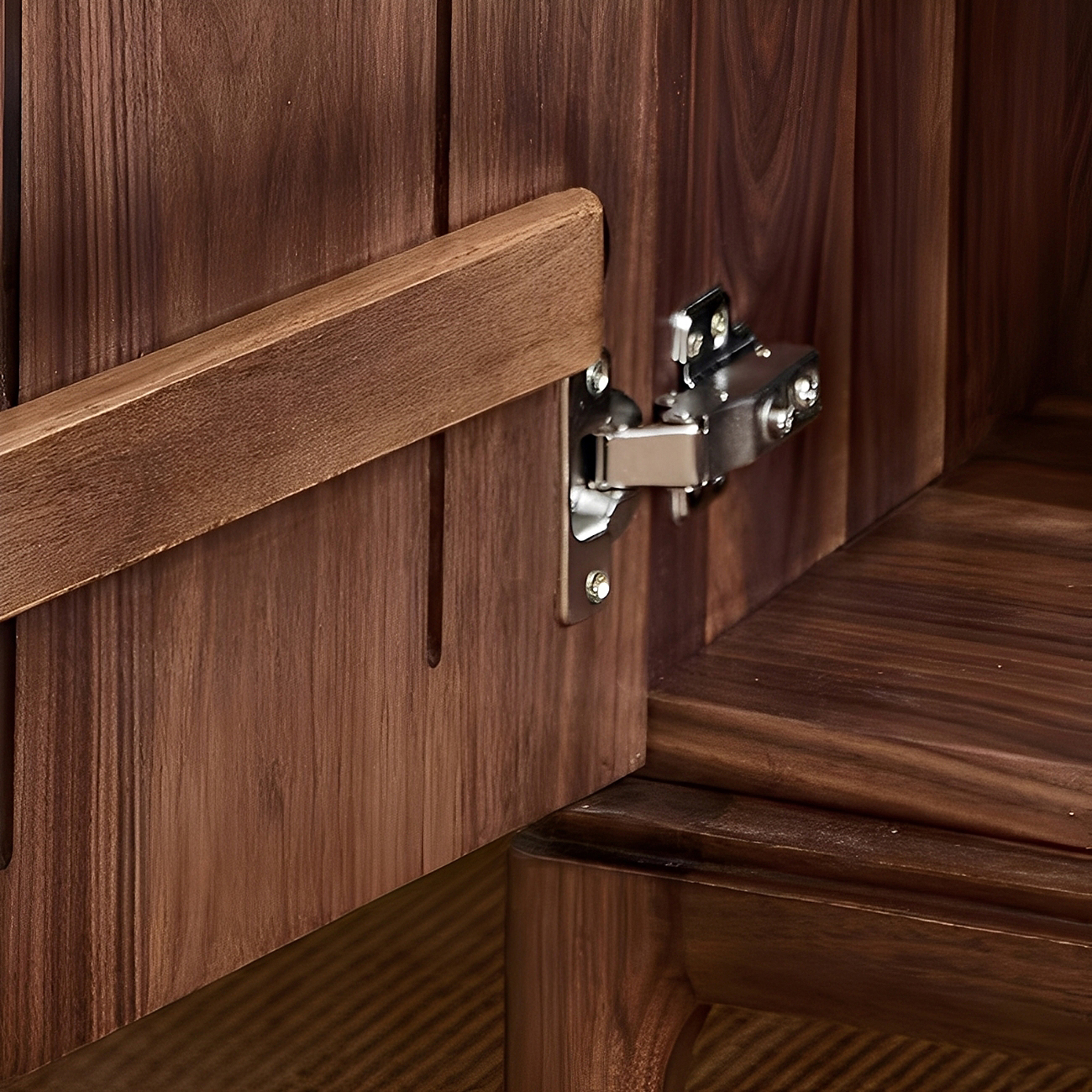 輸入ブラックウォールナットキャビネット