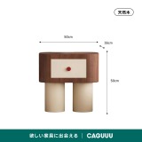 【在庫処分セール】木製ベッドサイドテーブル