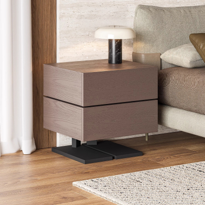 アヒル足ベッドサイドテーブル | イタリアンデザインが映える 高級感と