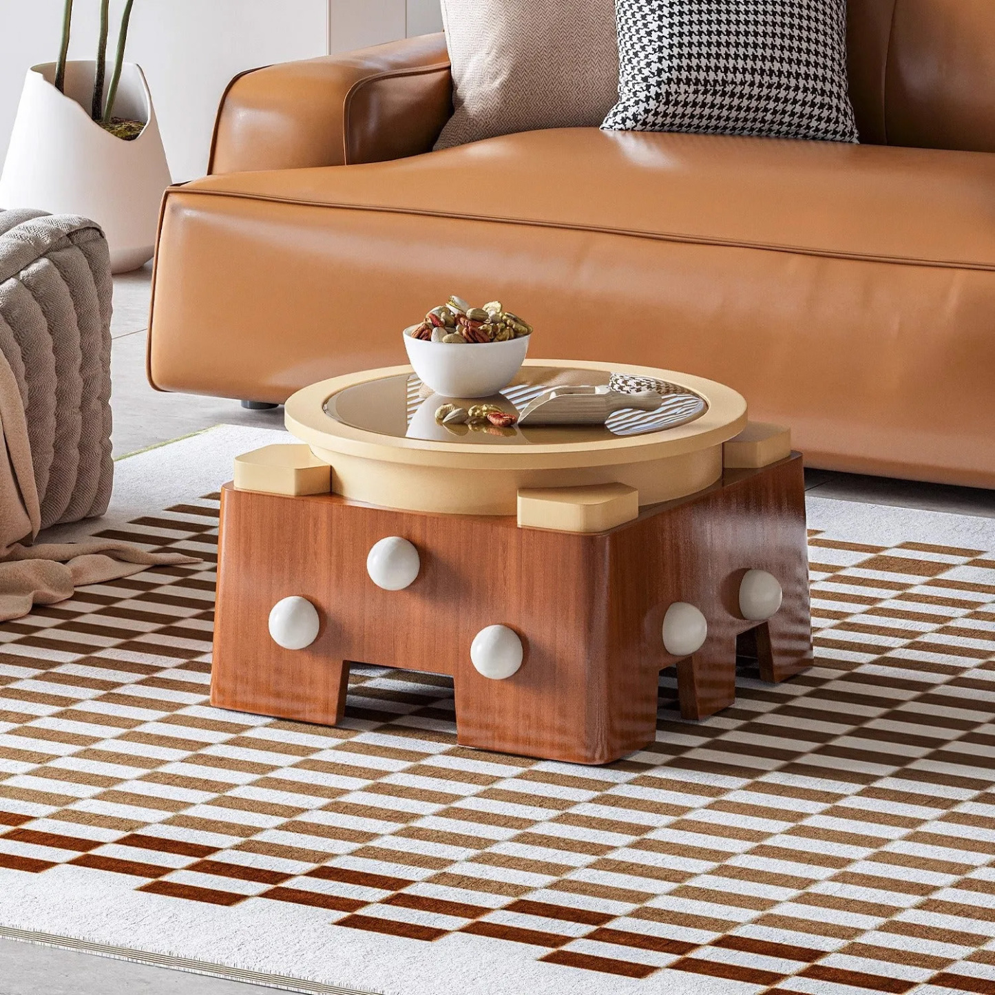 お城デザインセンターテーブル