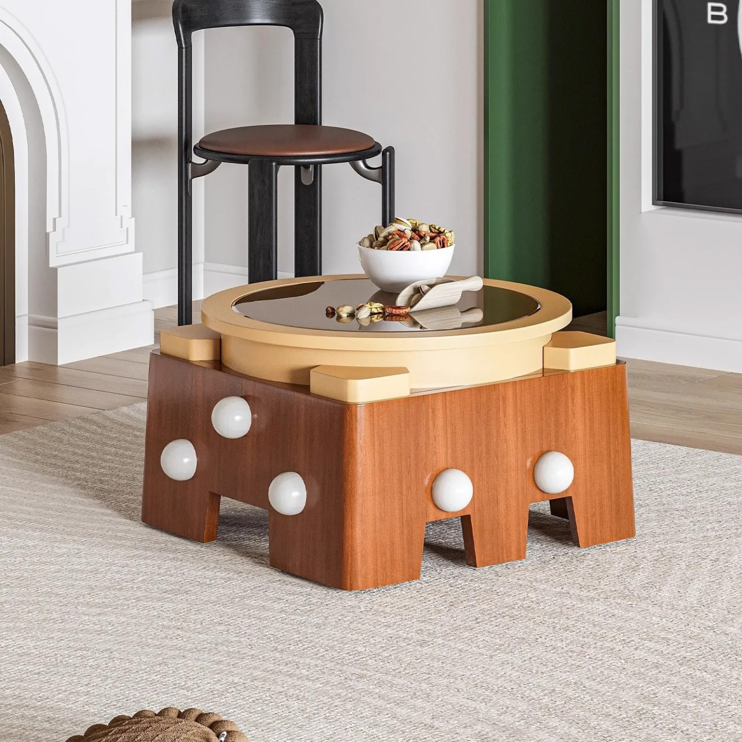 お城デザインセンターテーブル