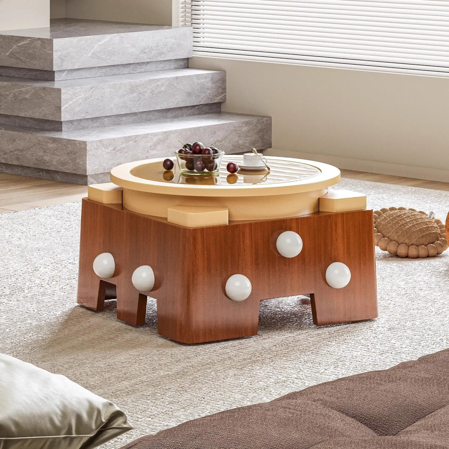 お城デザインセンターテーブル