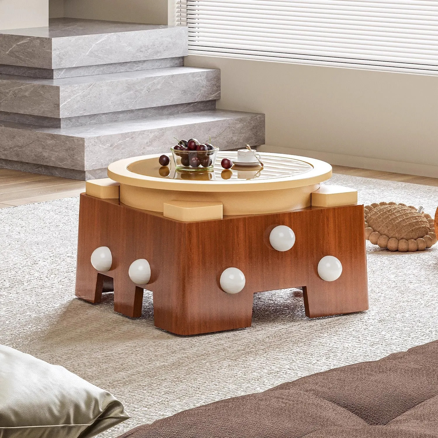 お城デザインセンターテーブル