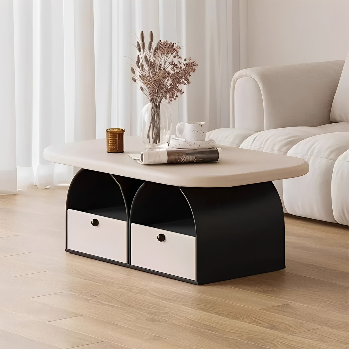 アーチラインサイドテーブル