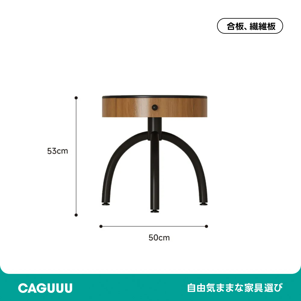 サイドテーブル用三脚 三脚ラウンドサイドテーブル | ヨーロピアンスタイルの優雅さを漂わ