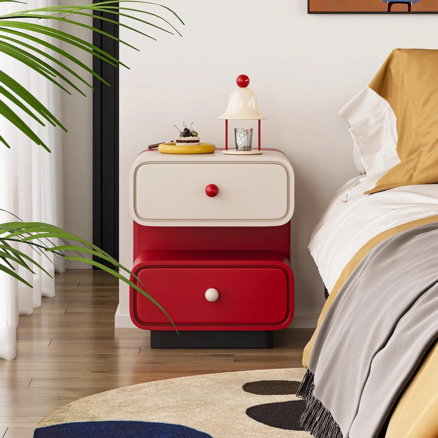 レトロモダンサイドキャビネット