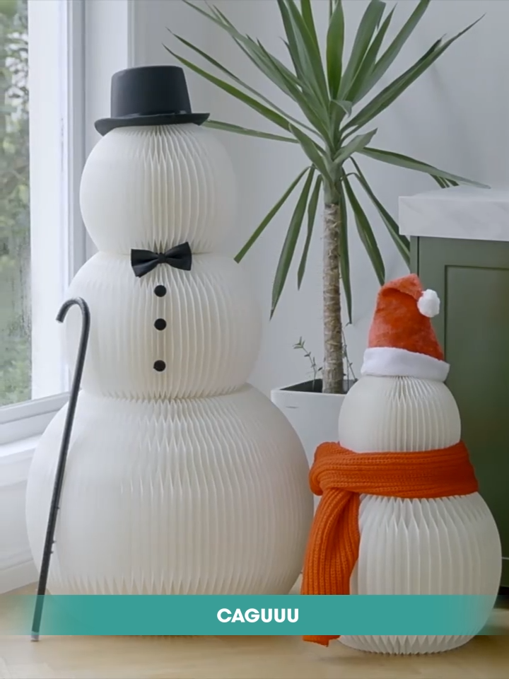 Kraft Paper クリスマスオブジェスノーマン