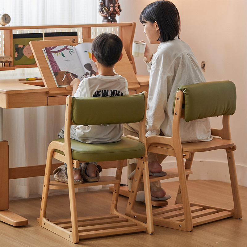 天然木学習用キッズチェア
