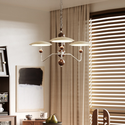 フラットシェード多灯ペンダントライト