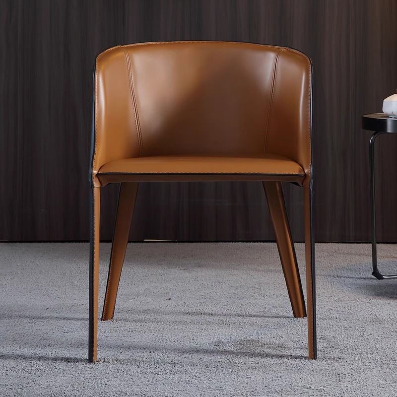 サドルレザーコンフォートダイニングチェア