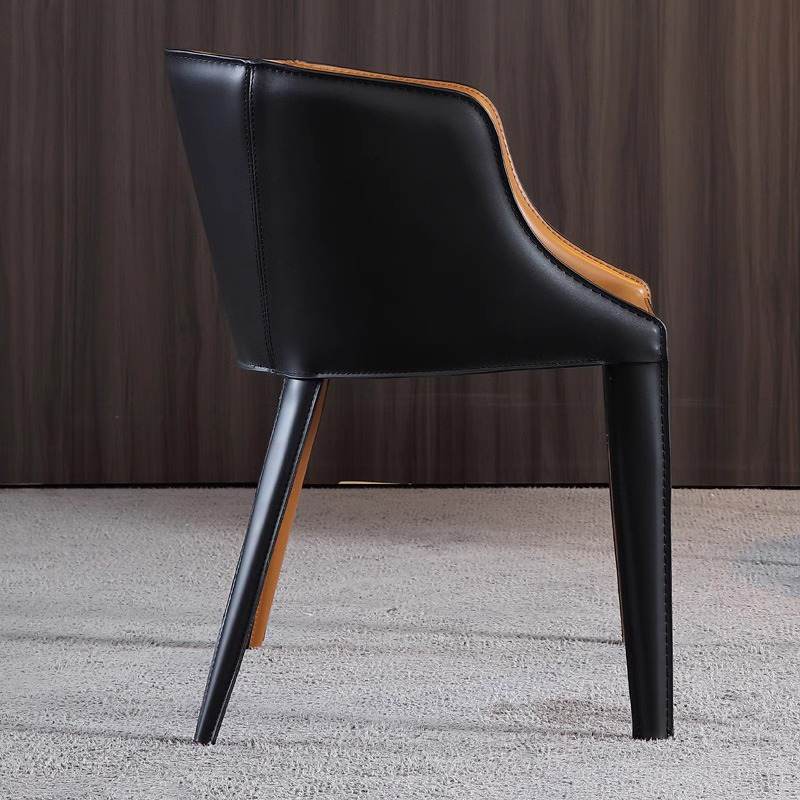 サドルレザーコンフォートダイニングチェア