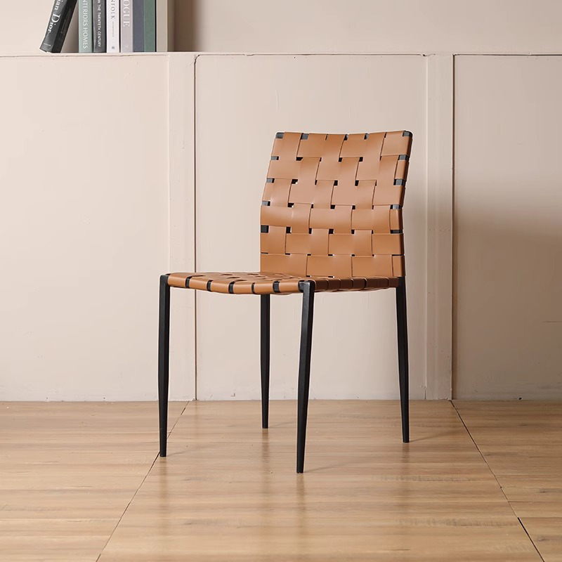 メッシュレザーダイニングチェア
