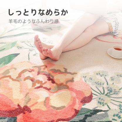 ブークレ生地サークルガーデンマット