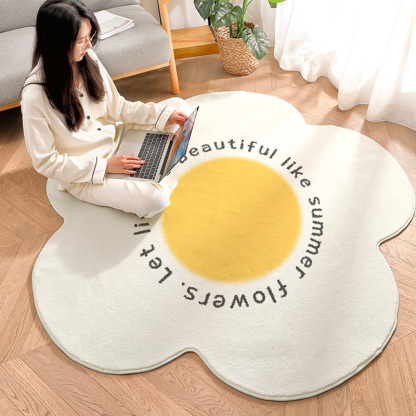 ブークレ生地ほっこりフロアマット