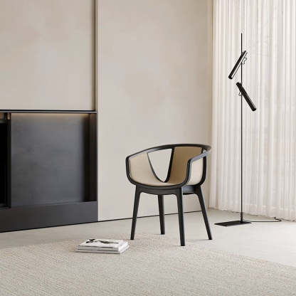 新品 CAGUUU ラタンチェア AURA ブラック Woody Aura天然木ラタン調ダイニングチェア – CAGUUU