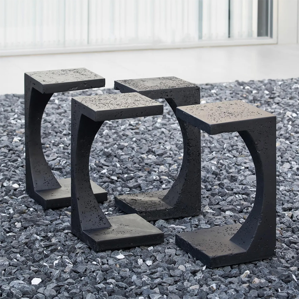 鼓型サイドテーブル