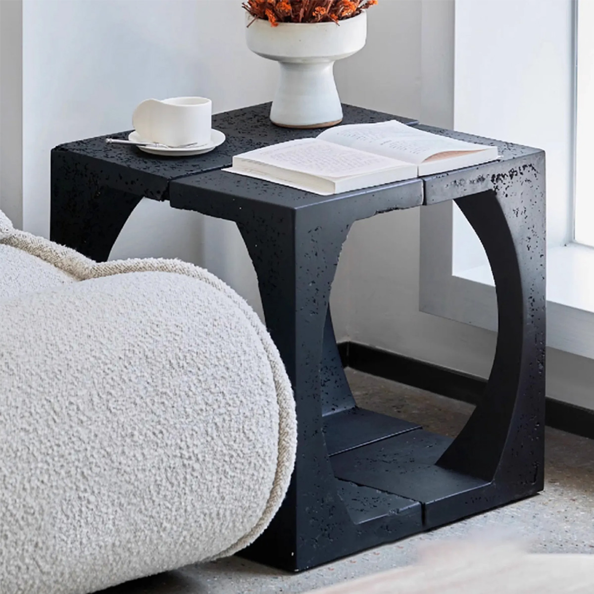 鼓型サイドテーブル