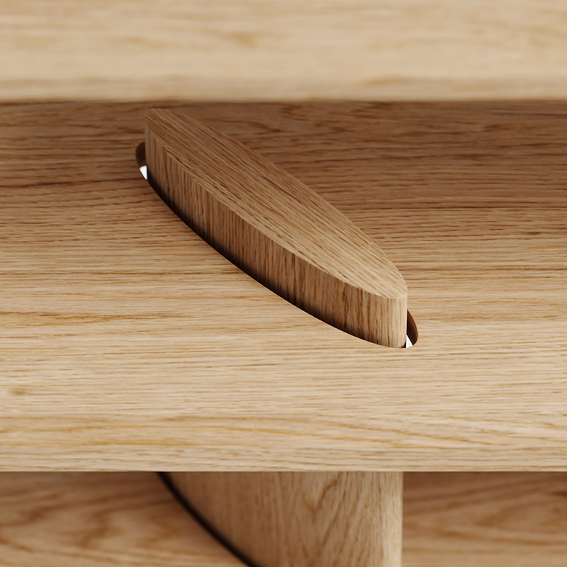 シンプルデザイン格子シェルフ