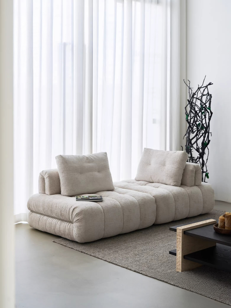 無印良品 ベンチソファ クッション付き シンプルデザイン ナチュラル デニム生地 無印良品 ベンチソファ クッション付き シンプルデザイン