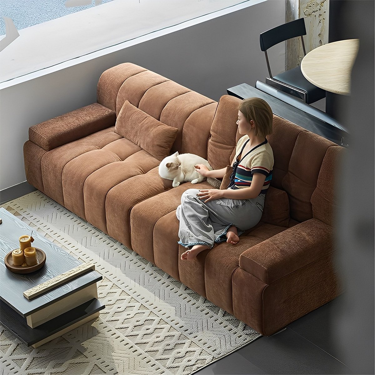 ワイドリラックスソファ