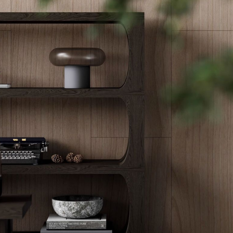 くつろぎ木製ブックシェルフ