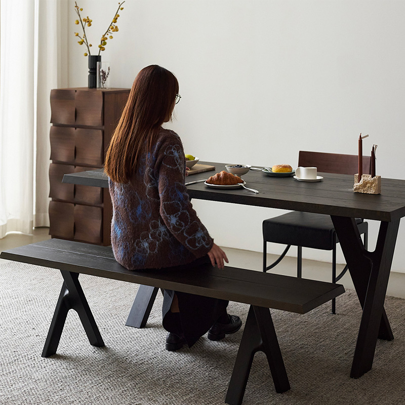 モダンロングベンチ | シンプルな線でどの空間にも美しくフィット – CAGUUU