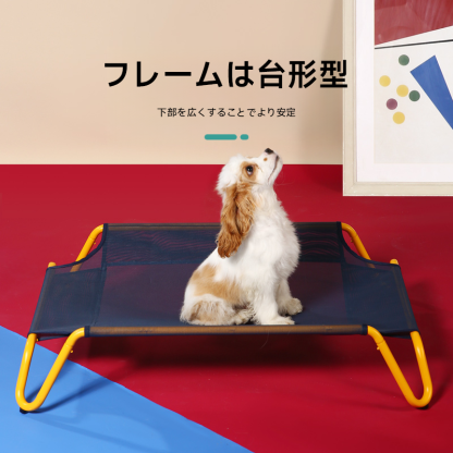 ガイドギア ポータブル ドッグベッド ペット ベッド クッション付き 折りたたみ ペットコット 犬 中型犬 大型犬 | Veehoo 犬 ベッドドッグコット高架式ペットベッド中型犬用