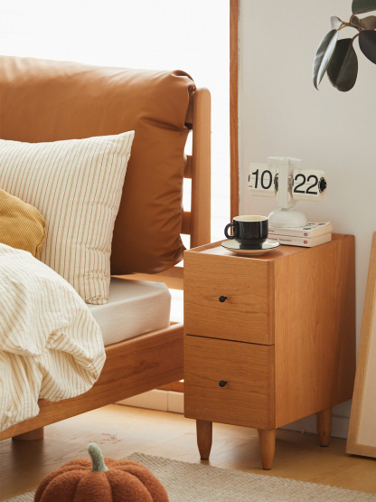 チェリーウッドスリムナイトテーブル