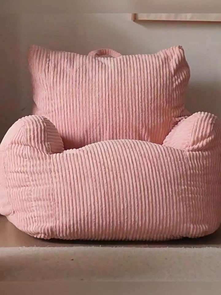 コーデュロイビーズクッションソファ