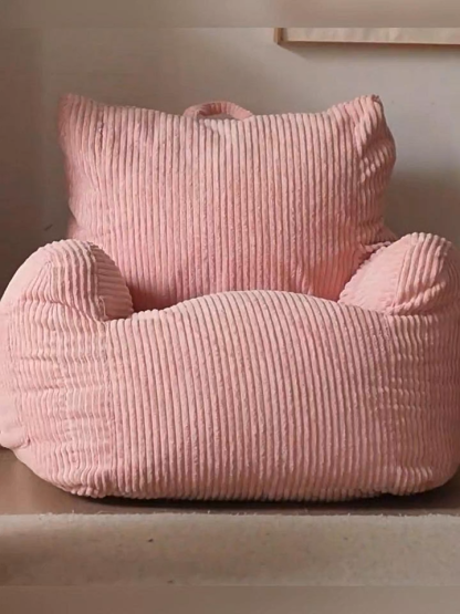 コーデュロイビーズクッションソファ