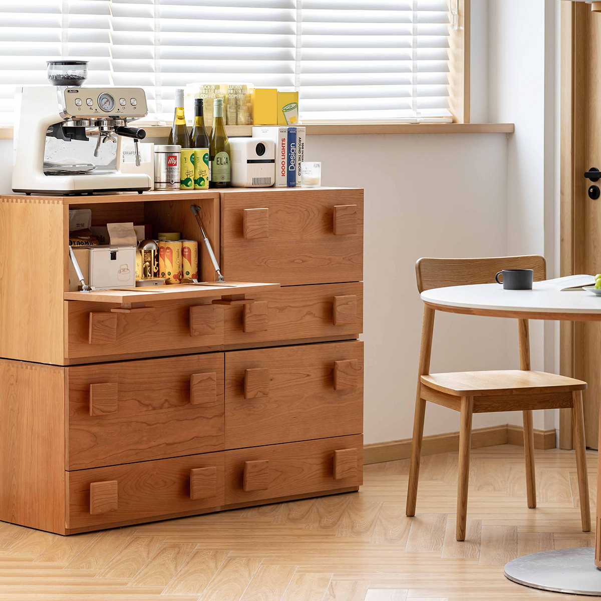 木製キャビネット安価でお譲りします！ Woody Prime Cherry 木製ユニット式キャビネット | 自由に組み合わせて